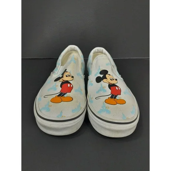 Disney World X Vans 50th Anniversary Slip On Mickey Mouse Men 7 Wmn 8.5 - Picture 4 of 15
